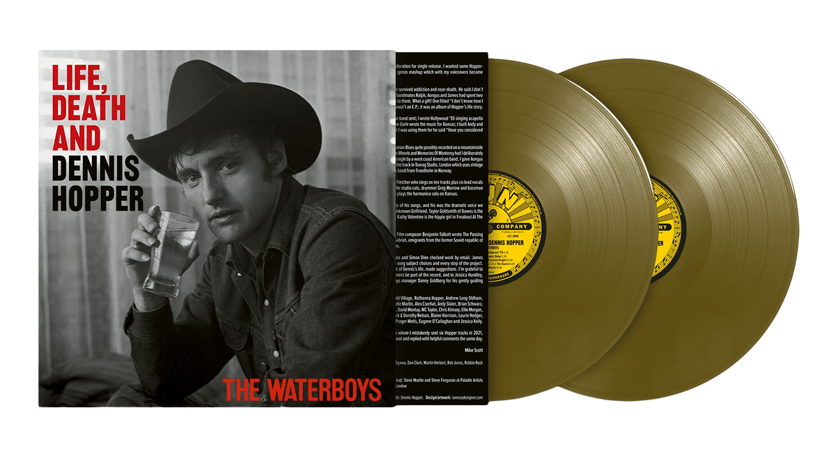 Vinyl - The Waterboys : Life, Death, &amp; Dennis Hopper (Burnt Vinyl) - The Record Hub