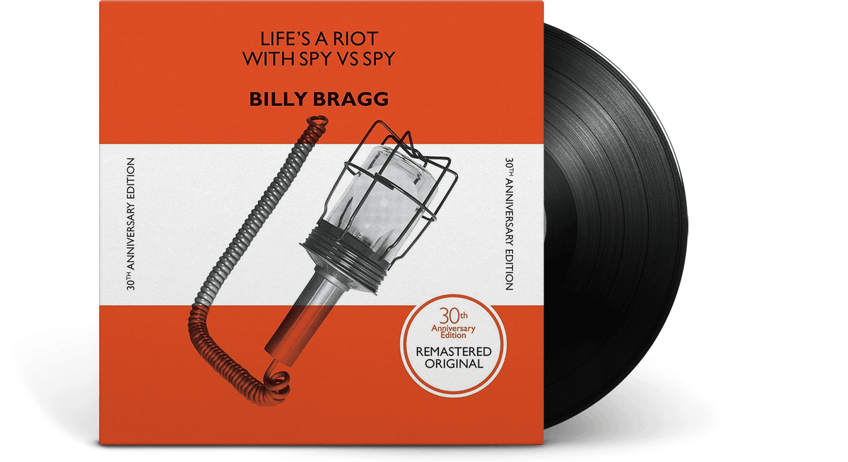 Vinyl - Billy Bragg : Life&#39;s a Riot with Spy vs. Spy  (30th Anniversary Edition) - The Record Hub