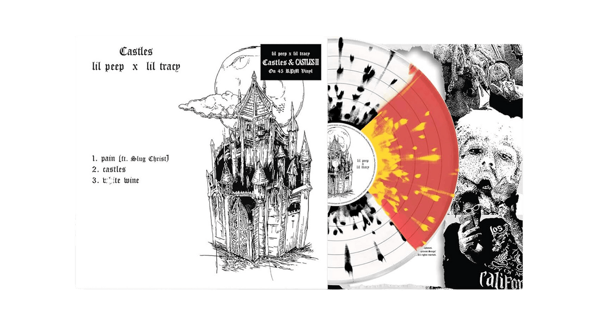 [Pre-Order [19/09] Lil Peep : CASTLES I &amp; II (Butterfly Effect Vinyl - White &amp; Black Splatter / Red &amp; Yellow Splatter)