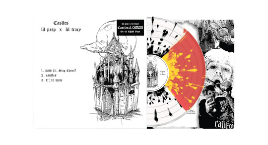 Lil Peep : CASTLES I & II (Butterfly Effect Vinyl - White & Black Splatter / Red & Yellow Splatter)