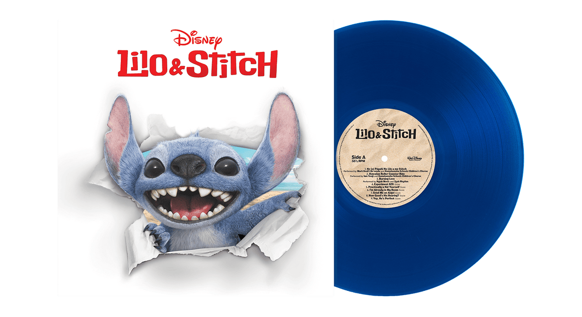 Vinyl - OST : Lilo &amp; Stitch (Translucent Blue Vinyl) - The Record Hub