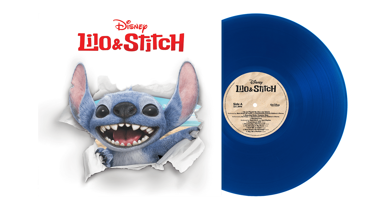 Vinyl - OST : Lilo & Stitch (Translucent Blue Vinyl) - The Record Hub