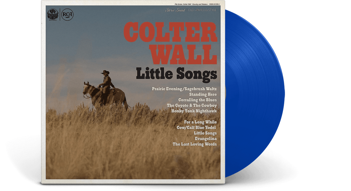 Vinyl - Colter Wall : Little Songs (Blue Vinyl) - The Record Hub