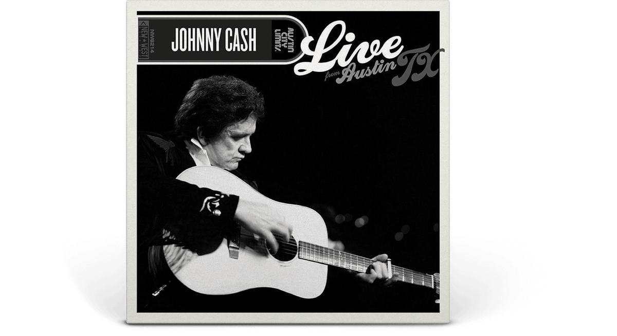 Vinyl - Johnny Cash : Live From Austin, TX (Green &amp; Black Marble Vinyl) - The Record Hub