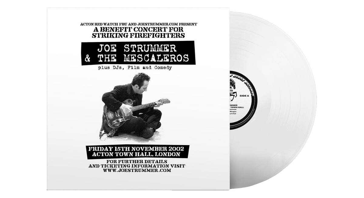 Vinyl - Joe Strummer &amp; The Mescaleros : Live at Acton Town Hall (Clear Vinyl LP) - The Record Hub