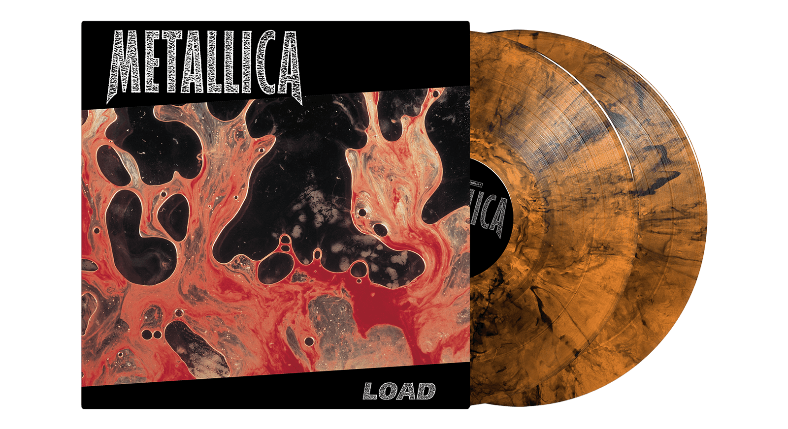 Vinyl - Metallica : Load (Remastered) (Poor Twisted Orange Vinyl) - The Record Hub