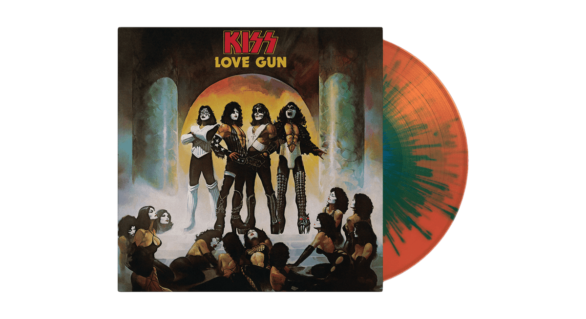 [Pre-Order [18/10] KISS : Love Gun (Tangerine &amp; Aqua Splatter Vinyl) (NAD 2025)