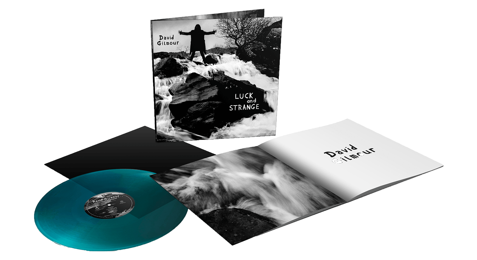 Vinyl - David Gilmour : Luck and Strange (Translucent Sea Blue Vinyl) - The Record Hub