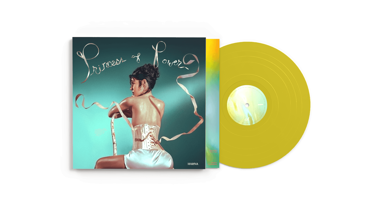 Vinyl - MARINA : PRINCESS OF POWER [Butterfly Yellow Vinyl EcoRecord] - The Record Hub