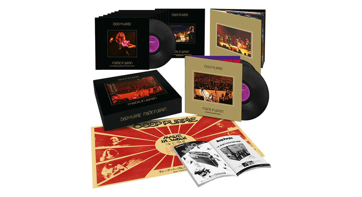 Vinyl - Deep Purple : Made In Japan (Deluxe – 2025 Mix) (10LP Boxset) (Exclusive to The Record Hub.com) - The Record Hub