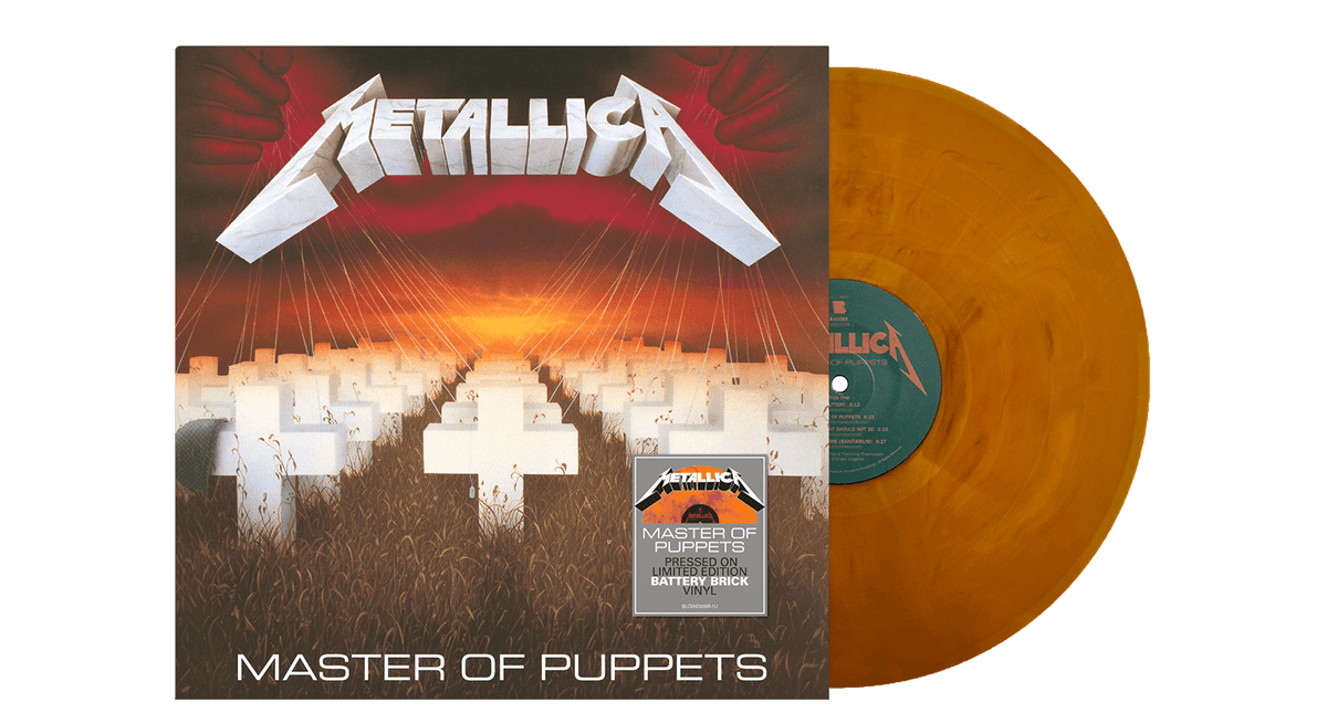 Vinyl - Metallica : Master of Puppets (Battery Brick Coloured Vinyl) - The Record Hub