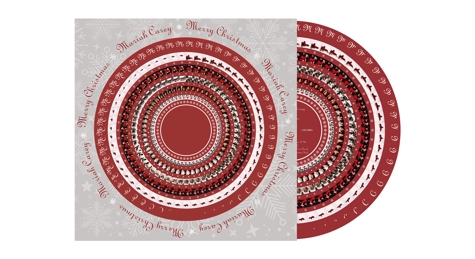 Vinyl - Mariah Carey : Merry Christmas (30th Anniversary Zoetrope Vinyl) - The Record Hub
