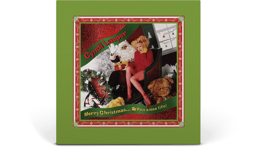 Cyndi Lauper : Merry Christmas, Have A Nice Life (Clear with Red & White Candy Cane Swirl Vinyl)