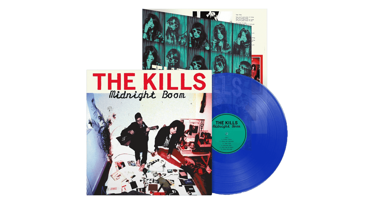 Vinyl - The Kills : Midnight Boom (15th Anniversary Transparent Blue Vinyl) - The Record Hub