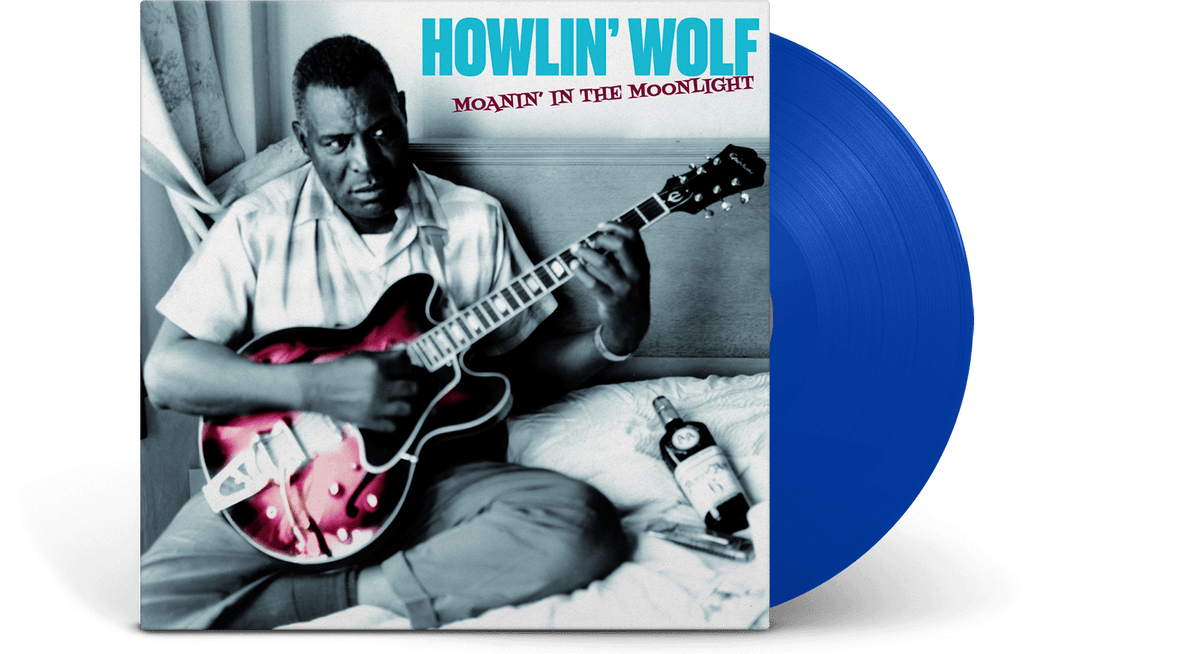 Vinyl - Howlin&#39; Wolf : Moanin&#39; In The Moonlight (Blue Vinyl) - The Record Hub