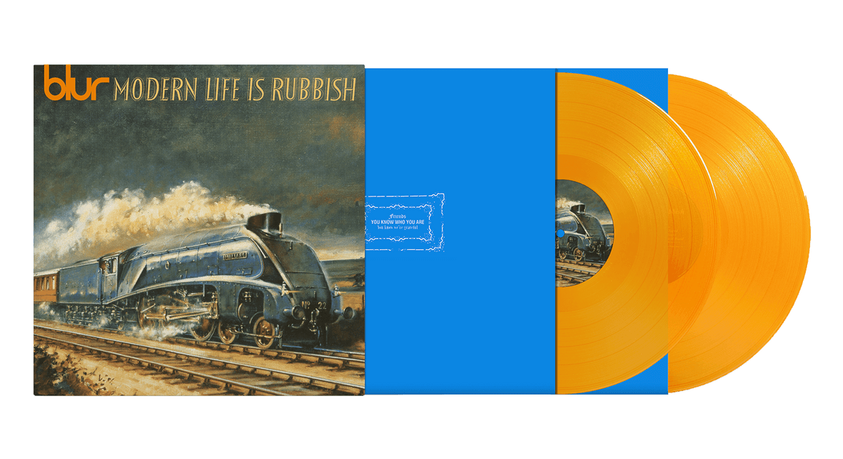 Vinyl - Blur : Modern Life Is Rubbish [National Album Day] (Transparent Orange Vinyl (140g)) - The Record Hub