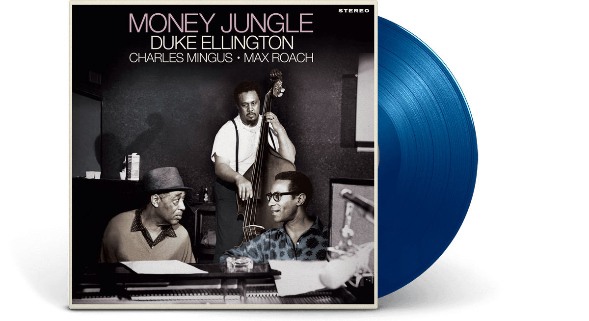 Vinyl - Duke Ellington, Charles Mingus &amp; Max Roach : Money Jungle (180g Blue Vinyl) - The Record Hub