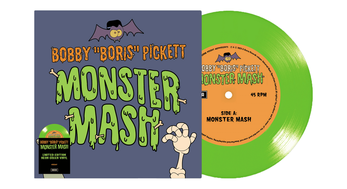 Vinyl - Bobby Boris Pickett : Monster Mash (7&quot; Neon Green Vinyl) - The Record Hub