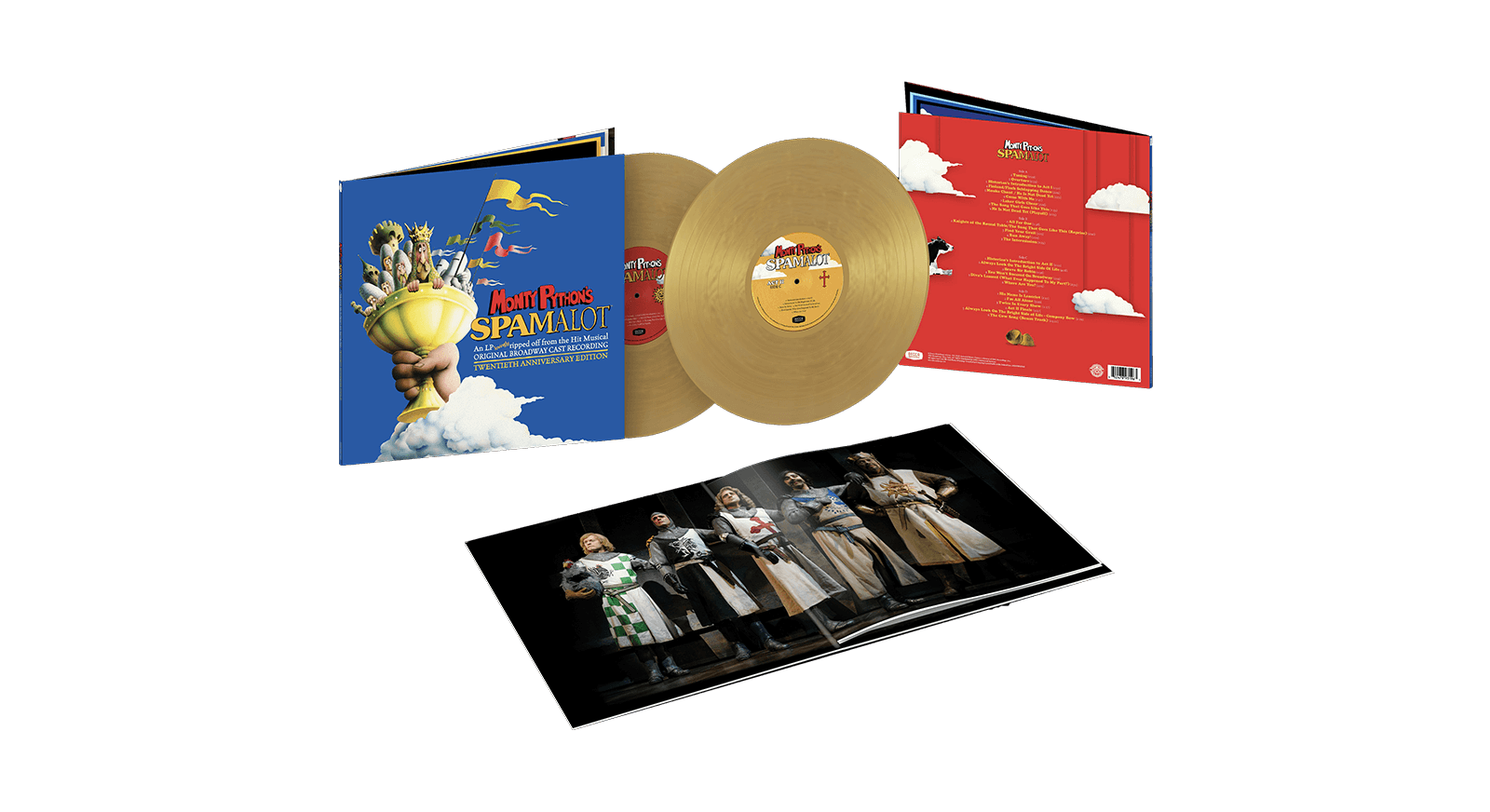 Vinyl - Original Broadcast Recording : Monty Python's Spamalot (Gold Vinyl) - The Record Hub