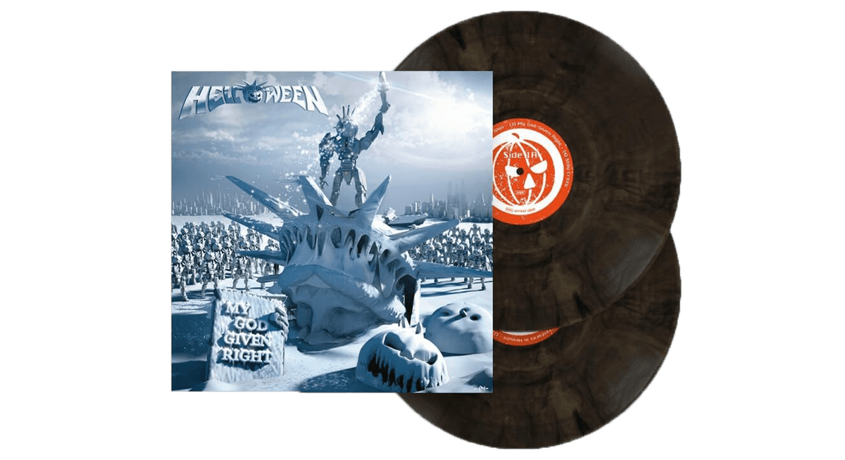 Vinyl - Helloween : My God-Given Right (Clear, Black Marbled Vinyl) - The Record Hub