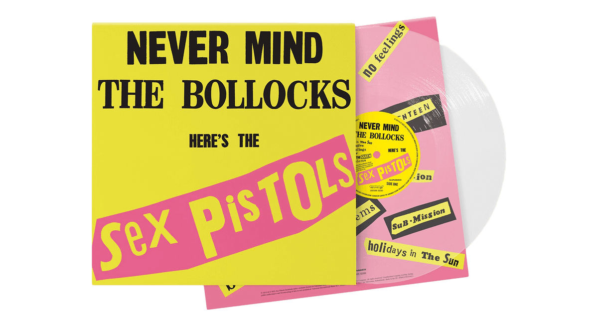 Vinyl - [Pre-Order [18/10] Sex Pistols : Never Mind The Bollocks (Clear Vinyl) (NAD 2025) - The Record Hub