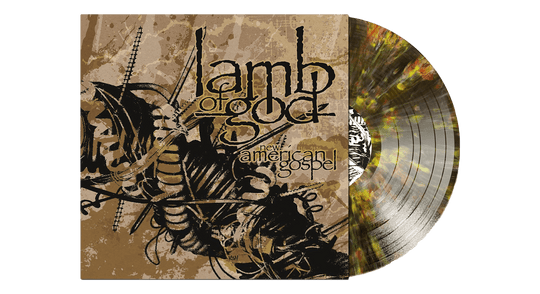 Lamb of God : New American Gospel (Clear Vinyl w Black / White & Gold Splatter)