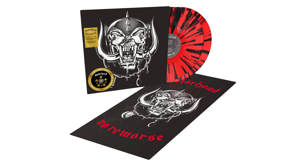 Vinyl - [Pre-Order [29/08] Motörhead : No Remorse (50th Anniversary Edition) (Red &amp; Black Splatter Vinyl) - The Record Hub
