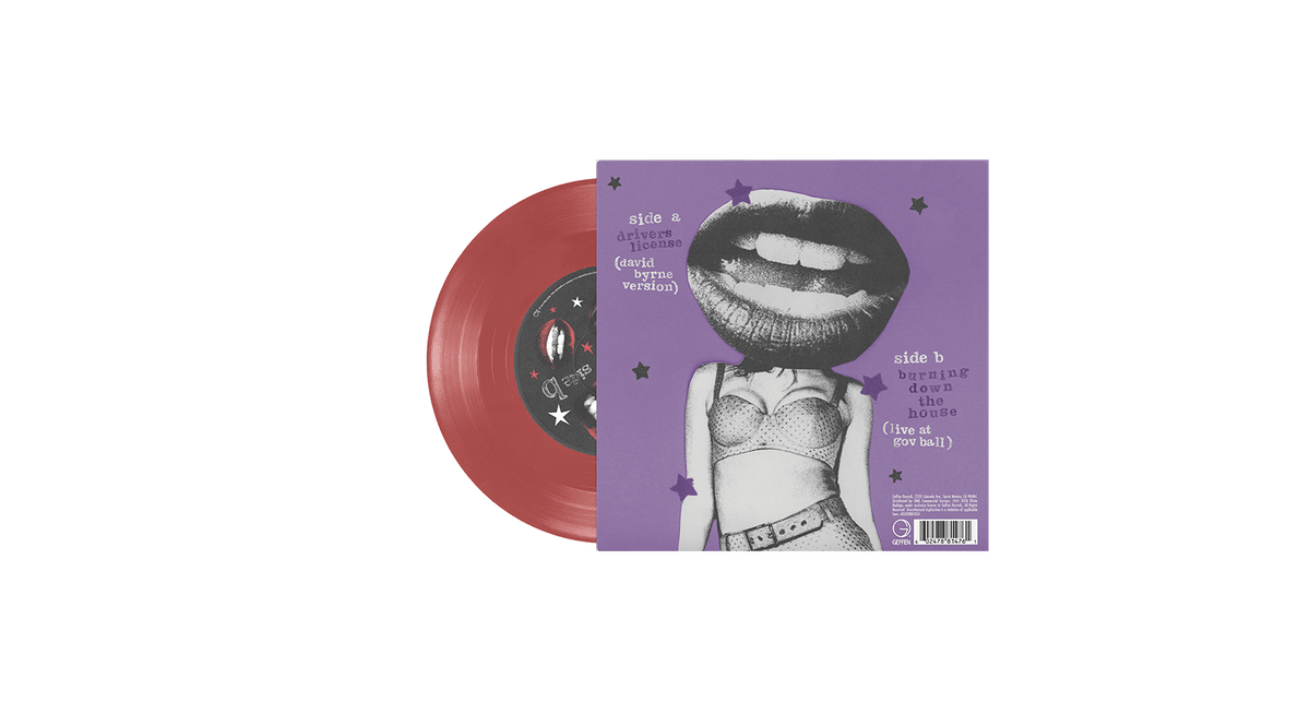 [Pre-Order [03/04] Olivia Rodrigo : drivers license / Burning Down the House (7" Translucent Ruby Vinyl)