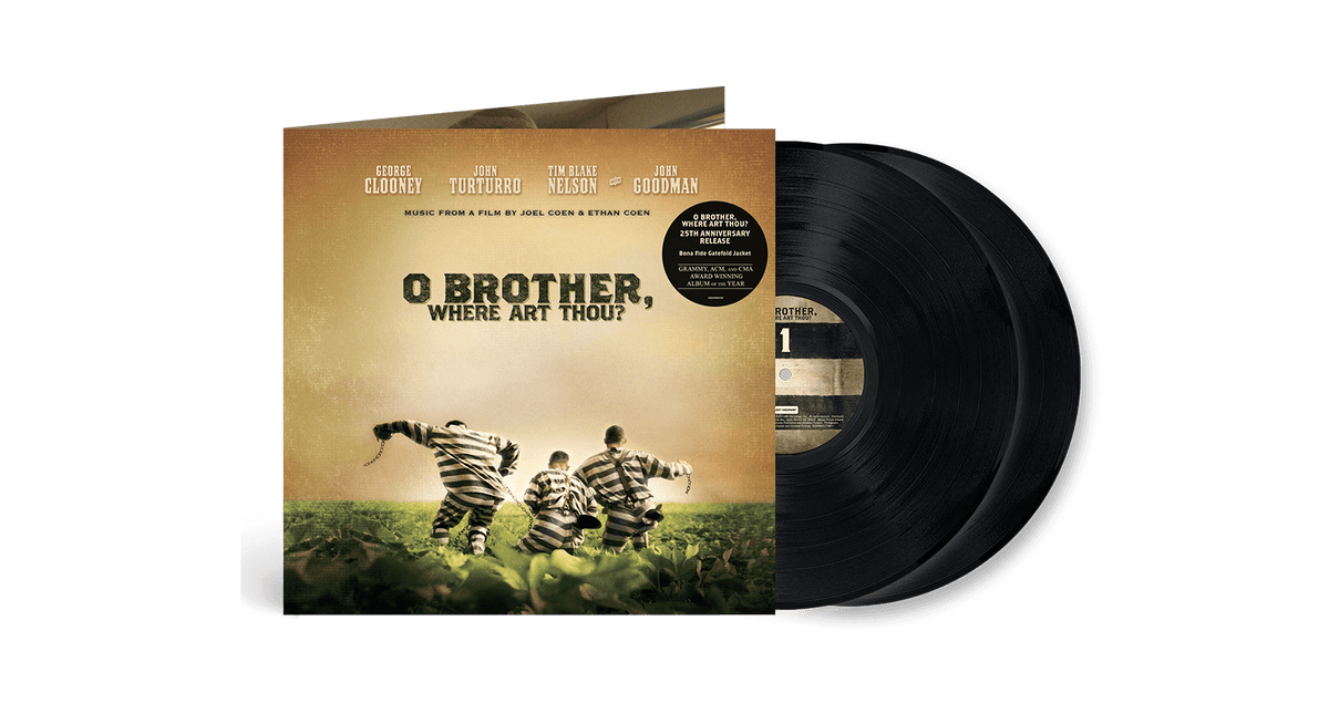 Vinyl - [Pre-Order [20/02] OST : O Brother, Where Art Thou? Soundtrack (25 Year Anniversary Edition) (Standard) Black Vinyl - The Record Hub