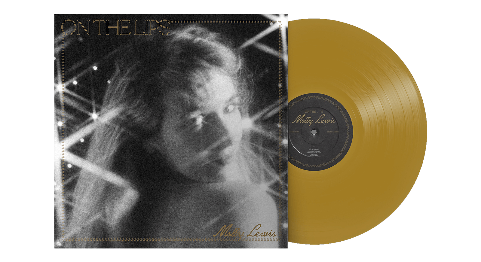 Vinyl - Molly Lewis : On The Lips (Candlelight Gold Vinyl) - The Record Hub