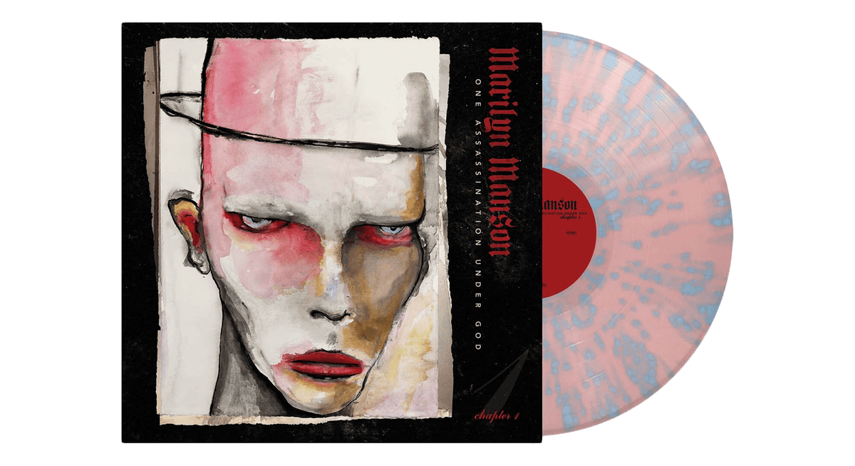 Vinyl - Marilyn Manson : One Assassination Under God - Chapter 1 (Pastel Pink, Pastel Light Blue Splatter Vinyl) - The Record Hub