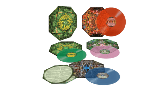 The Orb : Orboretum - The Orb Collection (4LP Set) (Green, Lilac, Orange & Blue Vinyl. Octagonal Shape Package w Four Page Booklet)