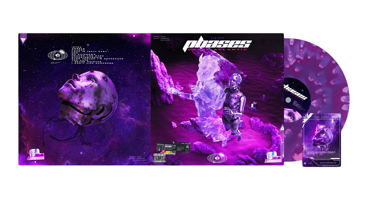 Vinyl - [Pre-Order [19/01] Chase Atlantic : PHASES (Ghostly purple and pink vinyl) - The Record Hub