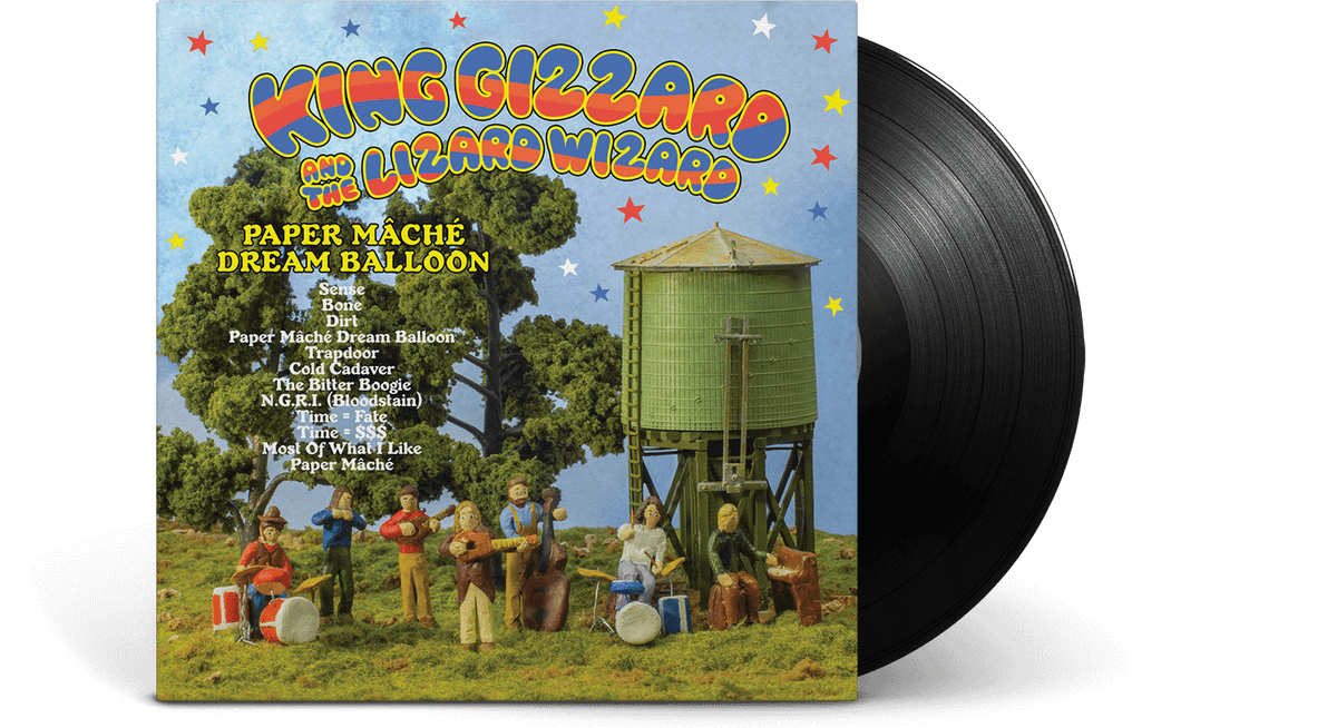 King Gizzard & The Lizard Wizard : Paper Mâché Dream Balloon (Black Bio-vinyl Reissue)