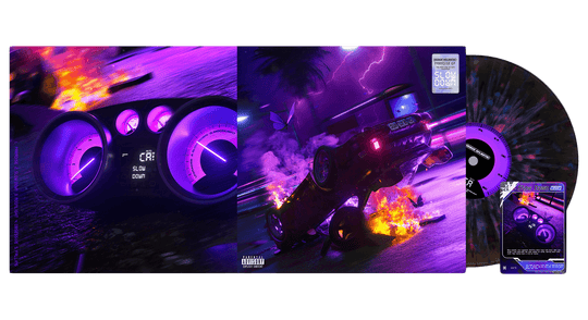 [Pre-Order [19/01] Chase Atlantic : Paradise (Black ice with pink and blue splatter Vinyl)