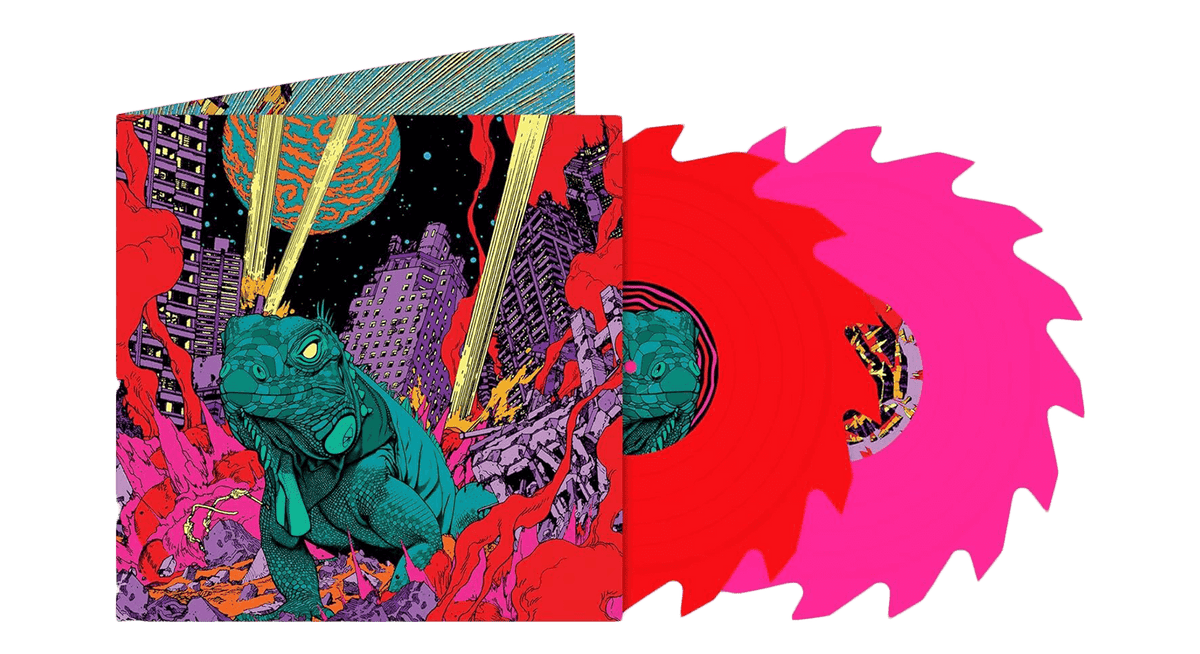 King Gizzard And The Lizard Wizard : PetroDragonic Apocalypse Live (Red & Pink, Buzzsaw Shaped, Gatefold Vinyl)