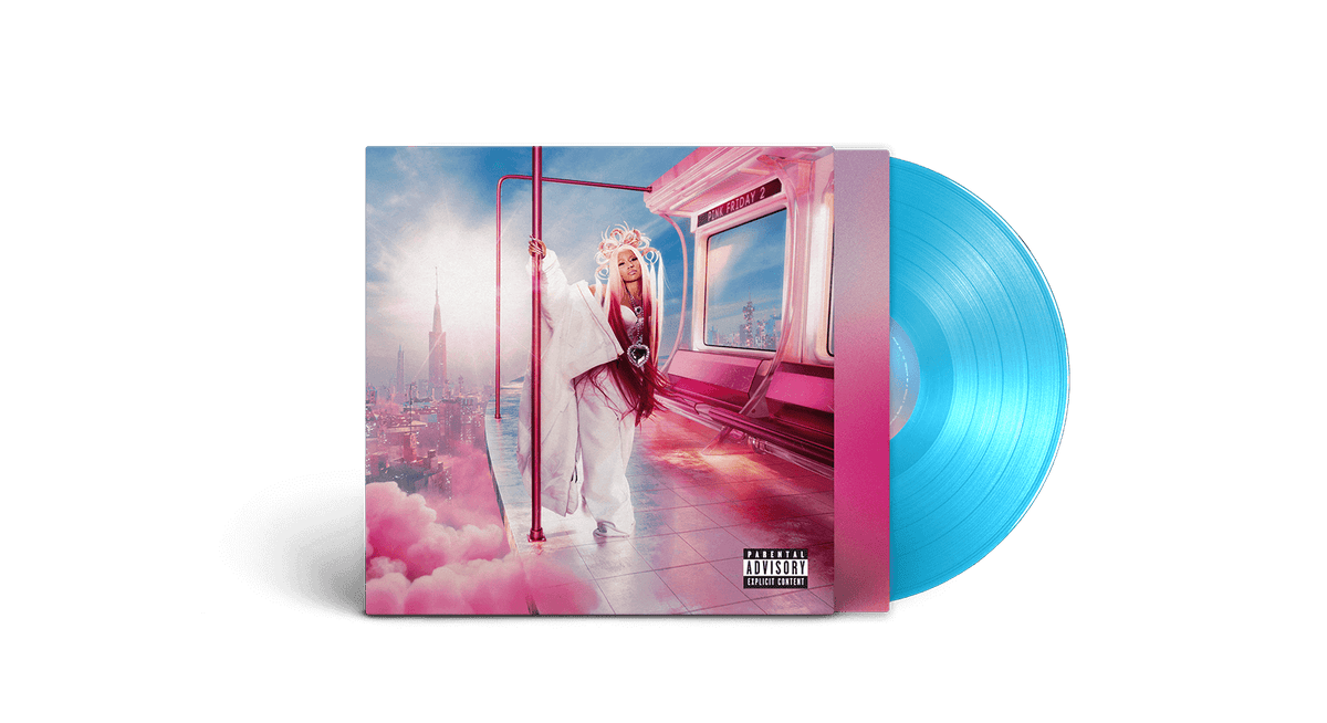 Vinyl - Nicki Minaj : Pink Friday 2 (Electric Blue Vinyl) - The Record Hub