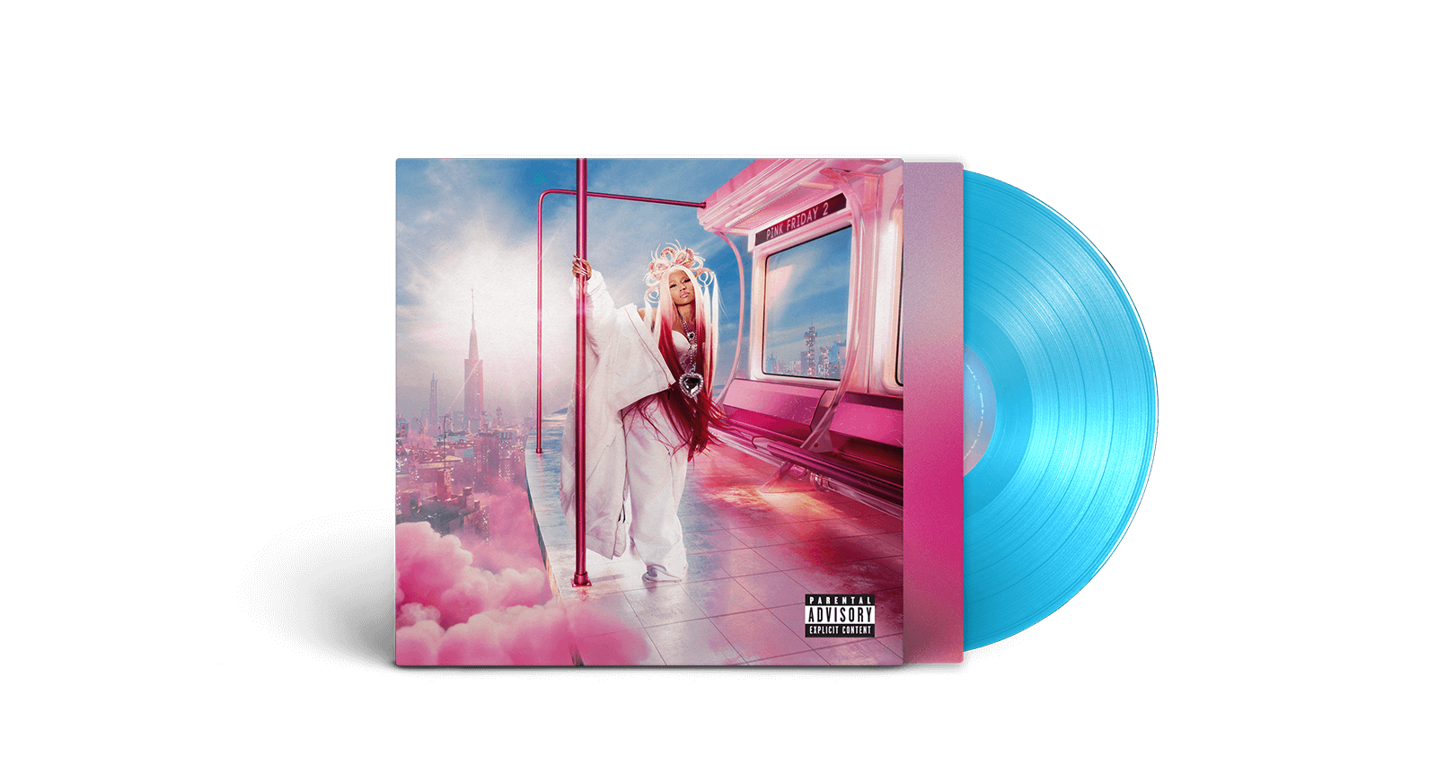 Vinyl - Nicki Minaj : Pink Friday 2 (Electric Blue Vinyl) - The Record Hub