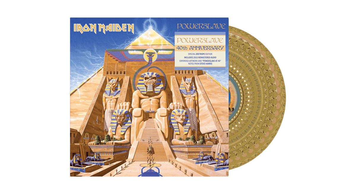 Vinyl - Iron Maiden : Powerslave (Zoetrope picture disc Vinyl) - The Record Hub