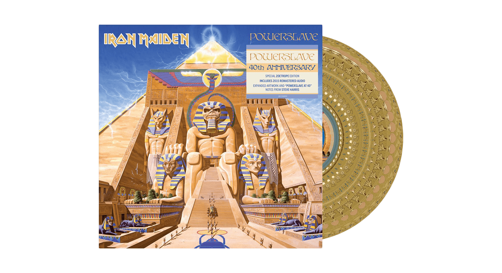 Vinyl - Iron Maiden : Powerslave (Zoetrope picture disc Vinyl) - The Record Hub