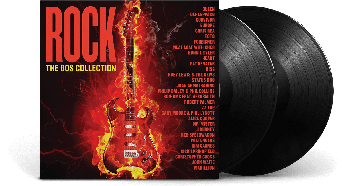 Vinyl - Various Artists : ROCK - THE 80S COLLECTION - The Record Hub