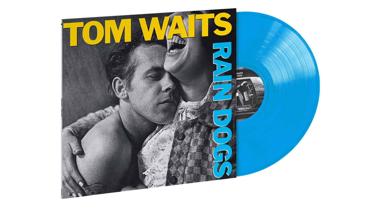 Vinyl - Tom Waits : Rain Dogs (180g Opaque Sky-blue vinyl) (TRH Exclusive) - The Record Hub