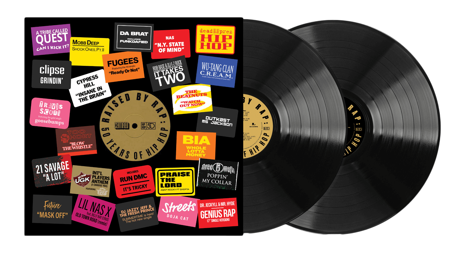 Vinyl - Various : Raised By Rap - 50 Years of Hip-Hop - The Record Hub