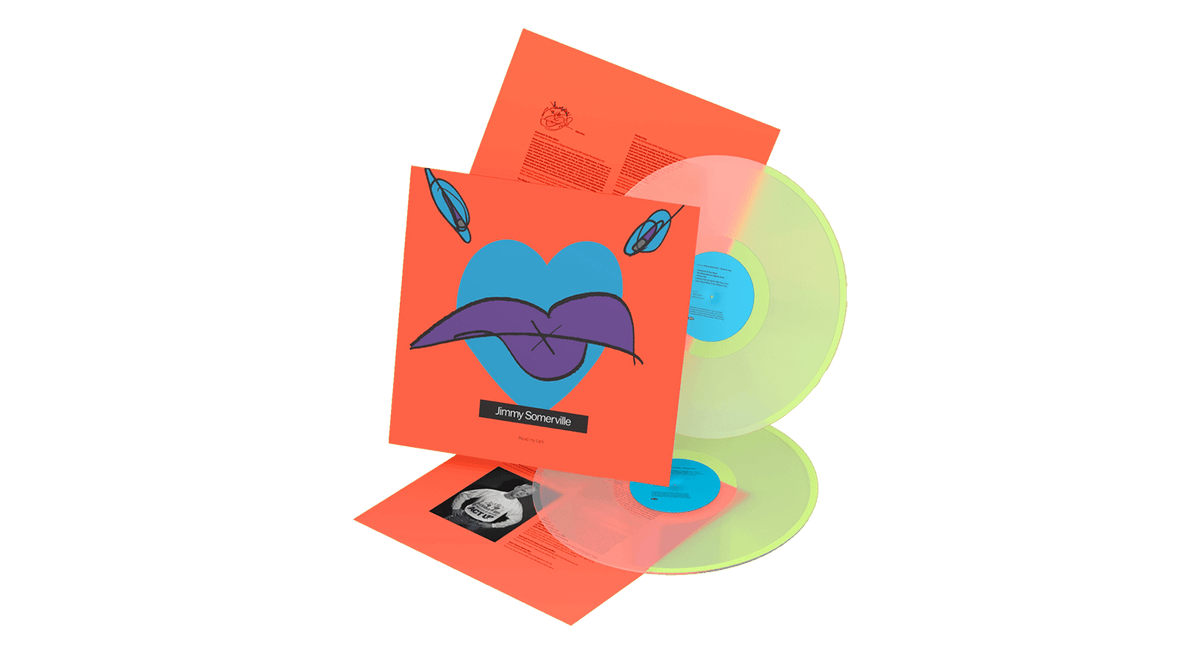 Vinyl - Jimmy Somerville : Read My Lips (Deluxe Transparent Vinyl in Fluorescent Orange Sleeve) - The Record Hub