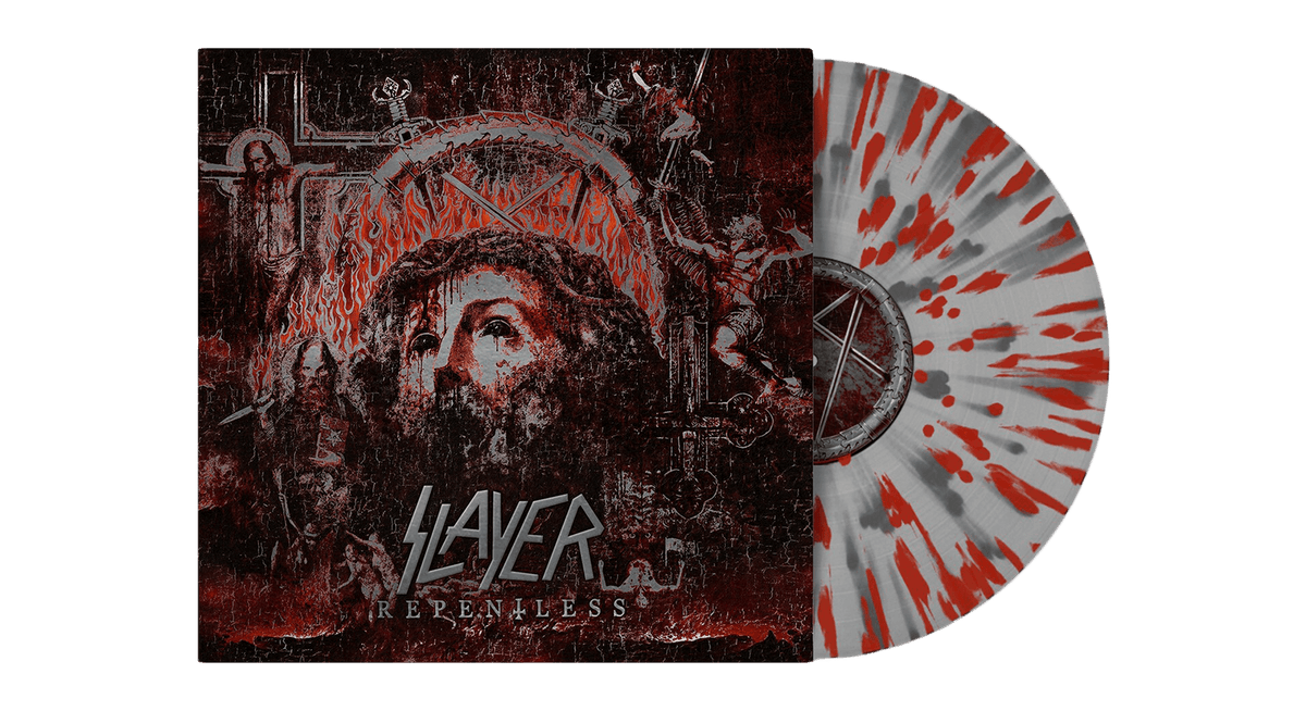 Vinyl - [Pre-Order [12/09] Slayer : Repentless (Clear Silver Red Splatter Vinyl) - The Record Hub