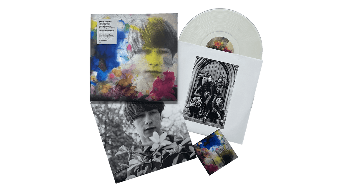 Vinyl - Primal Scream : Reverberations (Travelling In Time) (Clear Vinyl) - The Record Hub