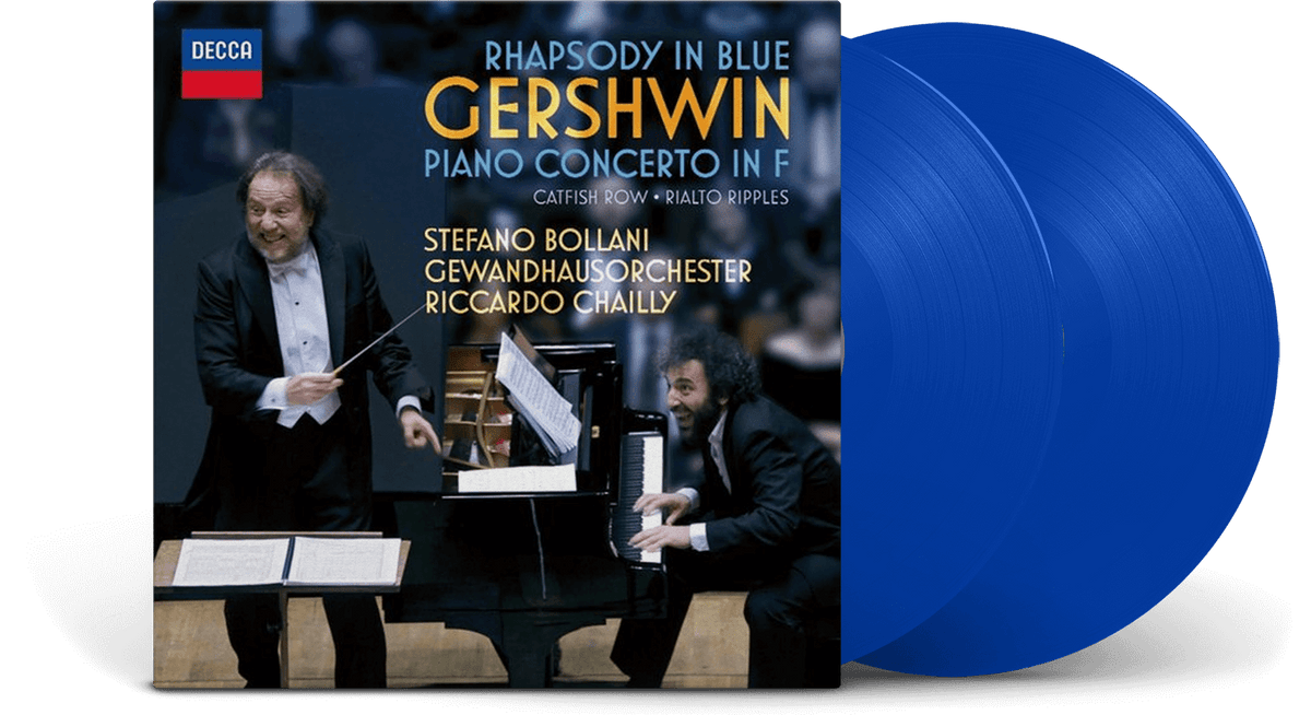 Vinyl - Riccardo Chailly, Stefano Bollani : Gershwin - Rhapsody in Blue (180g Blue Vinyl) - The Record Hub