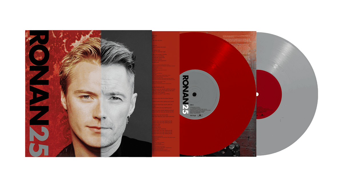 Vinyl - [Pre-Order [05/09] Ronan Keating : Ronan (Red &amp; Silver Vinyl) - The Record Hub