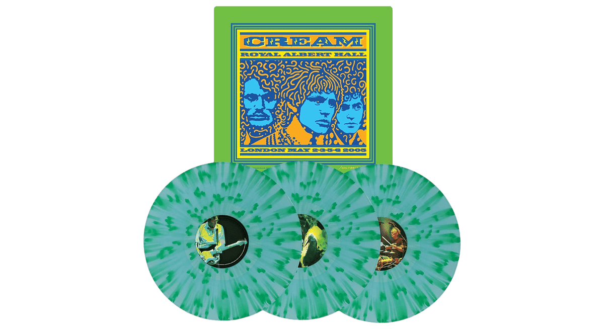 Cream : Royal Albert Hall London May 2-3-5-6 2005 (Blue & Green Splatter Triple Vinyl)