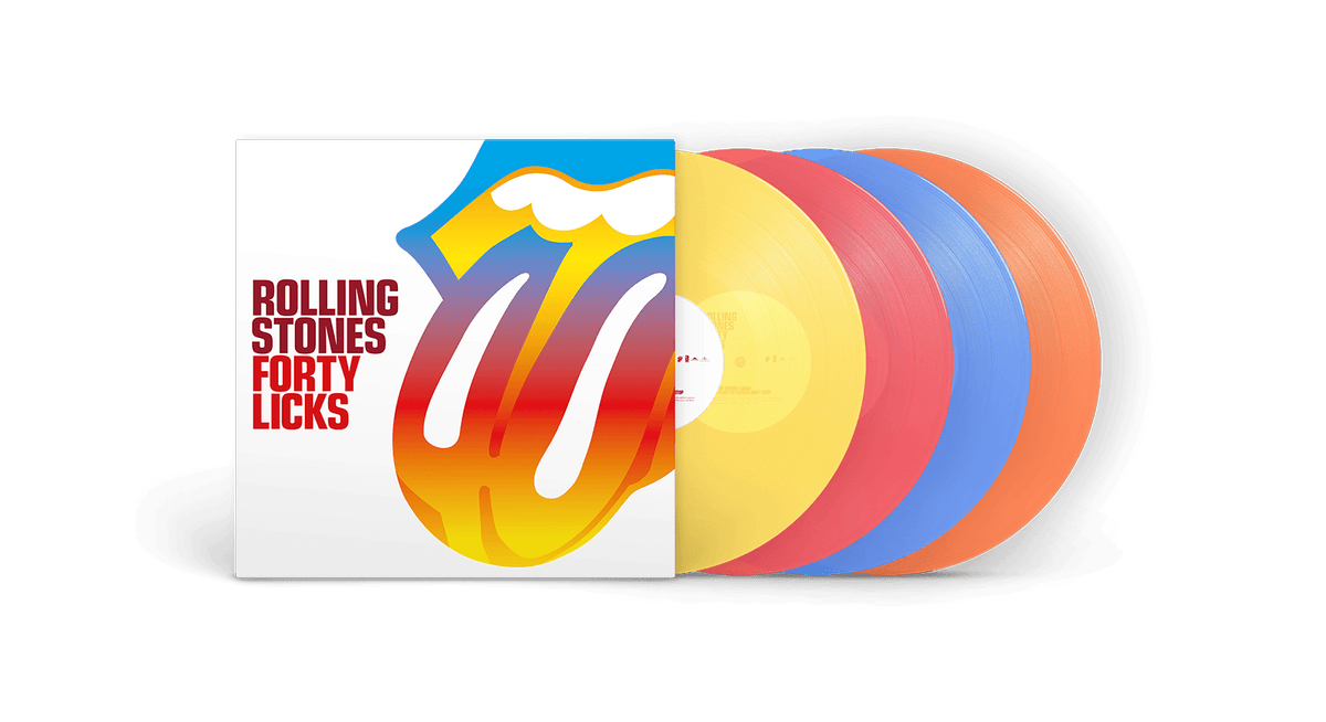 [Pre-Order [21/08] The Rolling Stones : Forty Licks (4LP Set) (Coloured Vinyl)